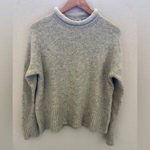 Madewell Heather Gray Crewneck Sweater
